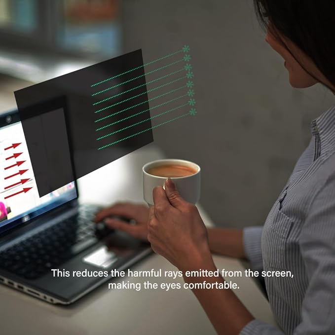 31.5 Inch 16:9 - Computer Privacy Screen Filter for Widescreen Monitor - Anti-Glare - Anti-Scratch Protector Film - Please Measure Carefully