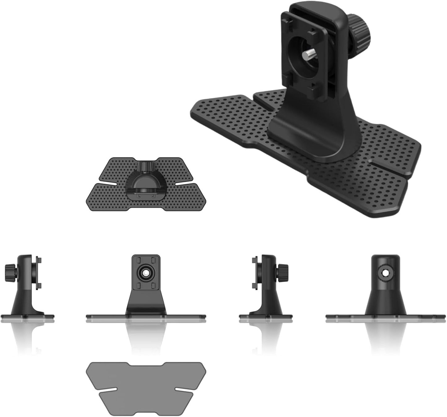 Replacement Carplay Mount for Portable Car Play Screen Holes Mount Holder Easy to Install Compatible 7"/9"/10.26 Carplay Screen Dashboard Adhensive Stand