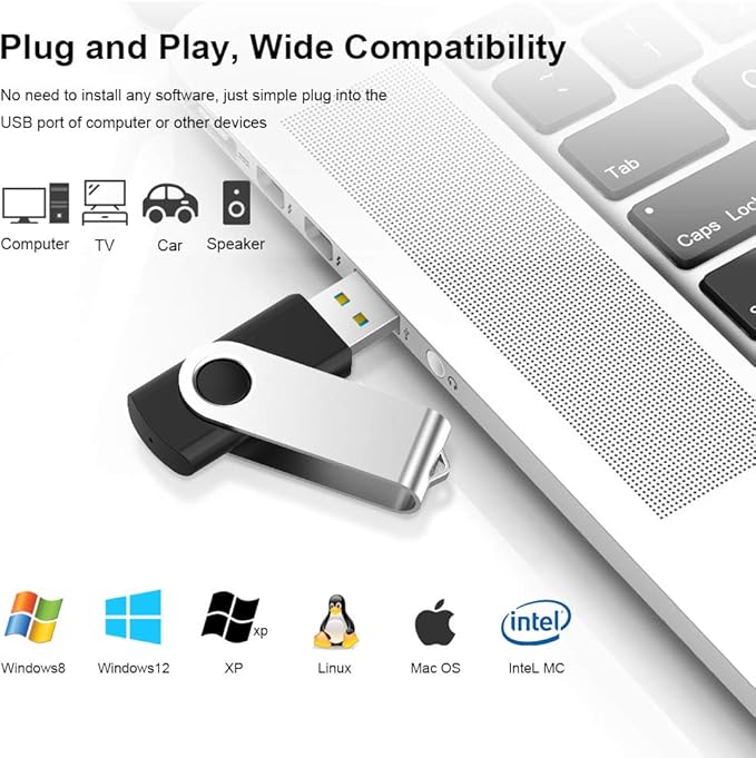 KEXIN Flash Drive 16GB USB 3.0 Flash Drive 16 GB Thumb Drive with LED Indicator 16G USB 3.0