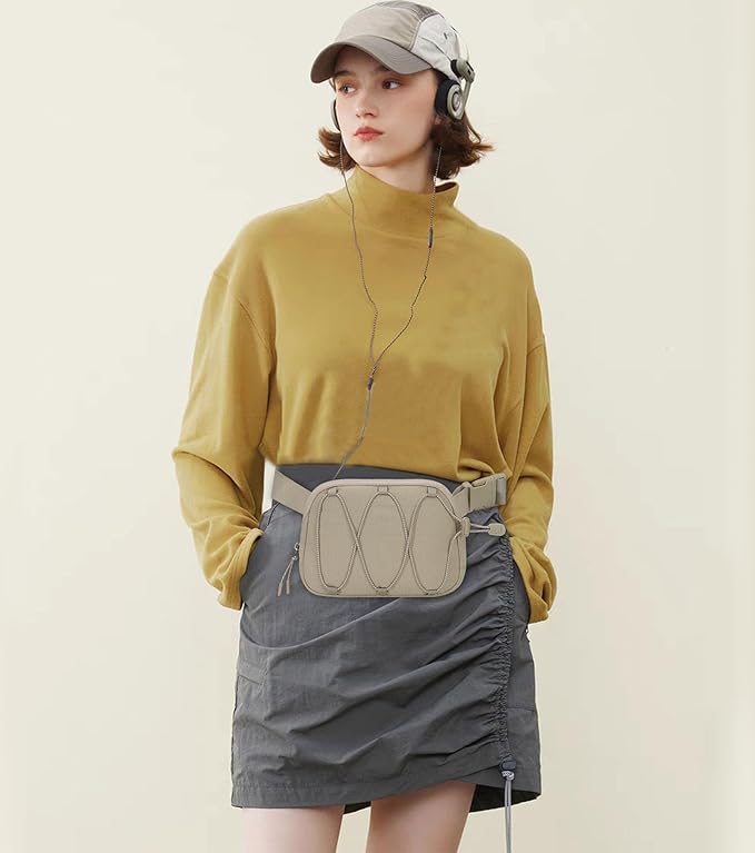 MAXTOP Small Crossbody Bags for Women Belt Bag Fanny Pack with Adjustable Strap