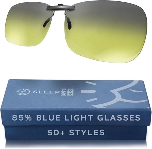 100% Blue Light Blocking Glasses - Women + Men - Better Sleep - Anti Eye Strain Protection - Computer Screens Gaming