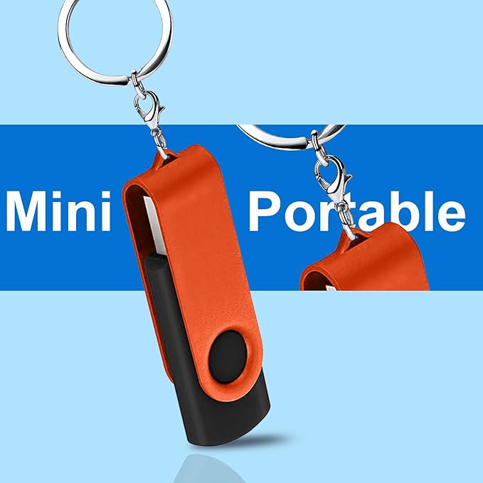 4GB USB Flash Drive 5 Pack, USB Drives 4GB JBOS Memory Stick Swivel Gig Stick Flash Drives 4GB USB2.0 Pendrive, USB Thumb Drives 5 Pack, Zip Drive, Jump Drive, 4GB USB