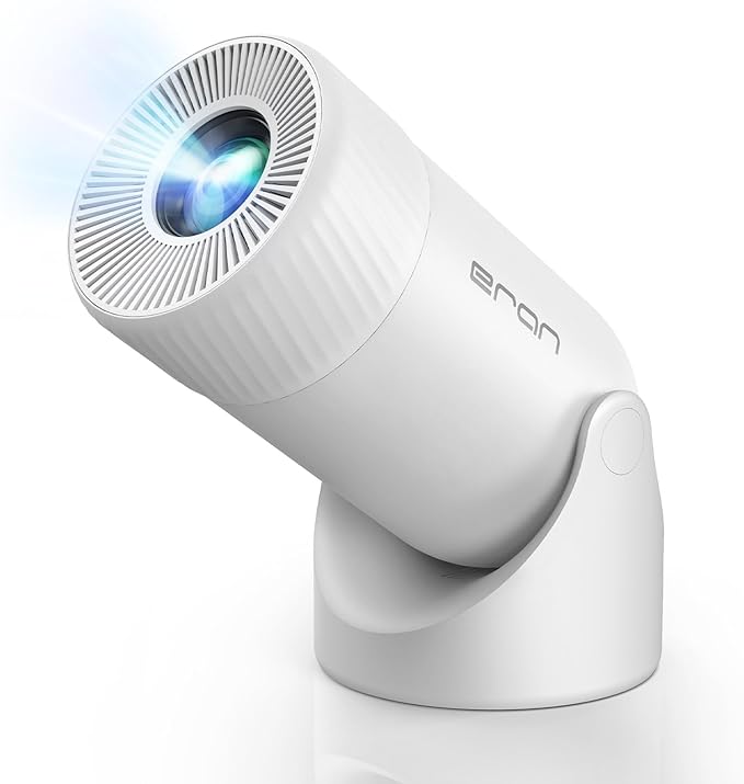 Upgraded HY300PRO MINI Portable Projector Projector Support 4K 1080P with Dual-Band WIFI6 5G Wireless 5.2 Bluetooth Android 13,270° Rotatable, Auto Keystone Correction,35"-130" Screen Video Projector