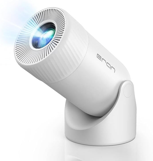 Upgraded HY300PRO MINI Portable Projector Projector Support 4K 1080P with Dual-Band WIFI6 5G Wireless 5.2 Bluetooth Android 13,270° Rotatable, Auto Keystone Correction,35"-130" Screen Video Projector