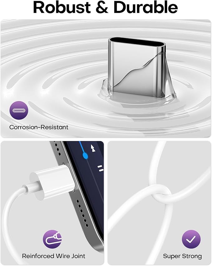 USB C to 3.5mm Audio Headphone Jack Adapter (2Pack), Aux to USB C Dongle Cord Cable Compatible with iPhone 17/16/15, iPad Pro, Samsung Galaxy S25 S24 S23 Ultra/Google Pixel - White