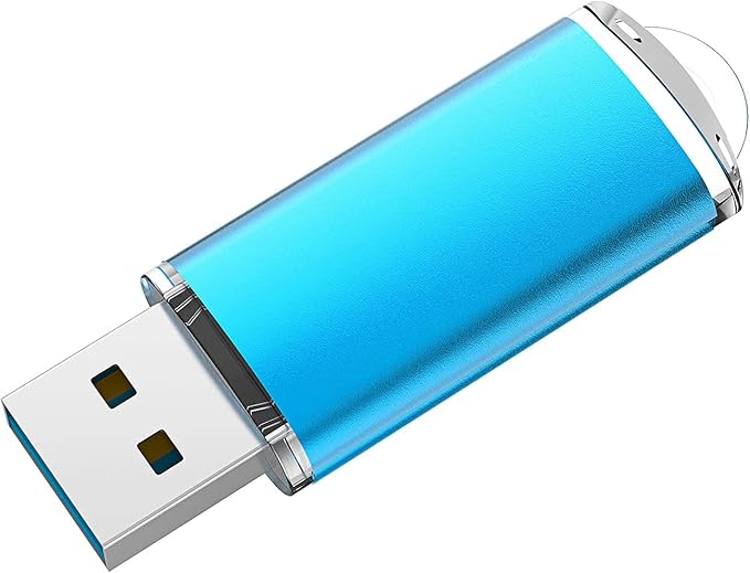 TOPESEL 128GB USB 3.0 Flash Drive, High Speed Thumb Drive USB Flash Drive USB Memory Stick for Data Storage (Blue)