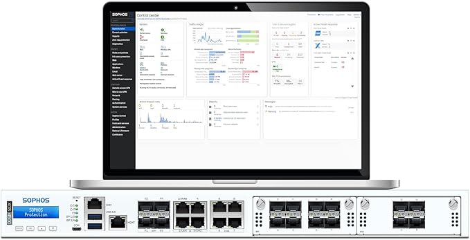 Sophos XGS 88 (Gen2) Network Security Appliance (XG88ZZ00ZZPCUS) | 4 x 2.5 GE Ports | Advanced Threat Protection, SD-WAN, Secure VPN, Centralized Management (Hardware Only)