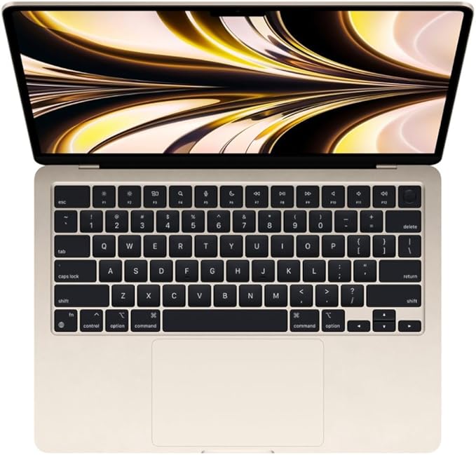 2022 Apple MacBook Air with Apple M2 Chip (13-inch, 8GB RAM, 1TB SSD Storage) (QWERTY English) Starlight (Renewed)