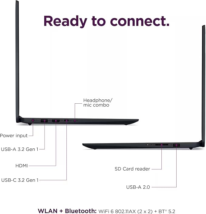 Lenovo IdeaPad 15.6” Flagship Touchscreen Laptop 2025, 10-Core Intel i5, Lifetime Office 2024, Copilot AI, 24GB RAM, 1.5TB Storage (1TB SSD + 500GB Ext), HubxcelAccessory, Long Battery, Win 11 Pro