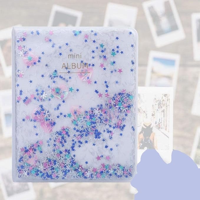 Fujifilm Instax Mini 12 Instant Camera Mint Green + Fuji Film Value Pack (40 Sheets) + Shutter Accessories Bundle, Incl. Compatible Carrying Case, Quicksand Beads Photo Album 64 Pockets