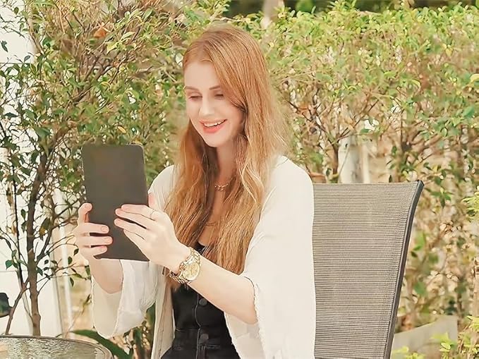 Android 15 Tablet 8.7 inch, Octa Core, 16GB RAM, 128GB ROM, 1TB Expandable, 8.7" HD IPS 1340x800, 5MP+8MP Camera, 5G WiFi+BT5.0+GPS, Type-C, with Headphone Jack, Leather Case Included