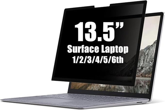 FILMEXT Privacy Screen Protector for Microsoft Surface Laptop 13.5 inch 2/3/4/5 th Generation,Removable Surface Laptop Privacy Screen 13.5" Anti-Spy Anti-Glare Blue Light Filter