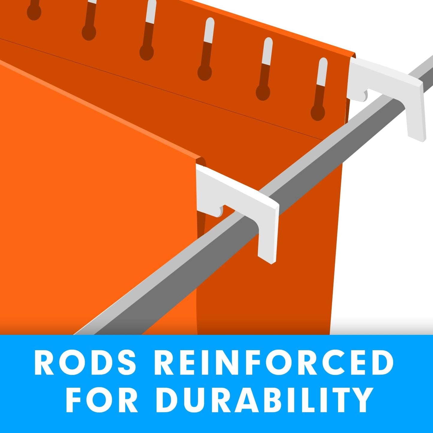 Extra Capacity Hanging File Folders, RAZCC 60 Pack Letter Size Reinforced Hanging Folders with Heavy Duty 3 Inch Expansion for Bulky Files, Filing Cabinet, Adjustable Tabs, Assorted Colors