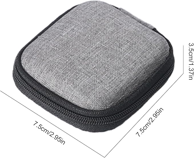 Mini Electronic Case - Cable Organizer Solid Color Electronic Organizer | Travel Digital Accessories Storage Bag Waterproof Travel Bags for Keeping Tech Cables