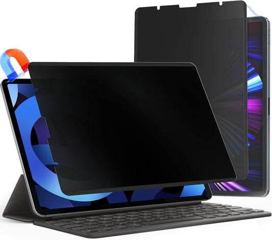 Mamol Upgraded 360° Privacy Screen Protector for iPad Pro 11" 4th 3rd 2nd 1st Generation 2022 2021 2020 2018/ iPad Air 5/ Air 4 10.9" (2022/2020) (Landscape+Portrait Privacy), Magnetic Removable