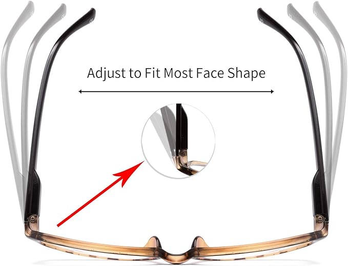 IVNUOYI 6 Pack Reading Glasses Blue Light Blocking with Spring Hinges,Colors Lightweight Readers for Women,Anti Glare UV Computer Eyeglasses 1.25