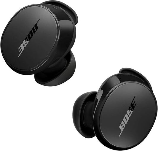 Bose QuietComfort Bluetooth Earbuds, True Wireless Earbuds with Active Noise Cancellation and Mic, Deep Bass, IPX4 Rating, Up to 8.5 Hours of Playtime, Black