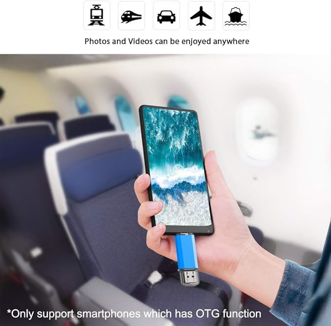 KOOTION 64GB USB C Flash Drive 3.0, OTG USB Stick 2 in 1 Thumb Drive, Type C Memory Stick for Samsung/Huawei/MacBook/Chromebook, up to 90 MB/s