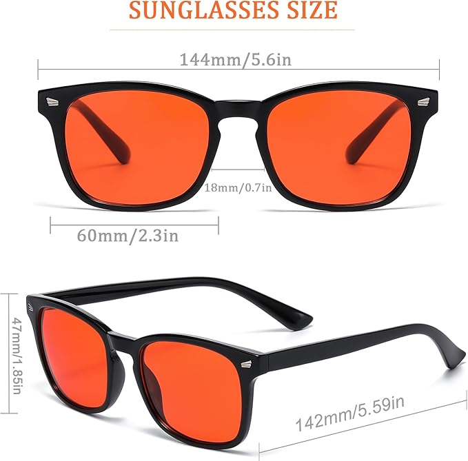 Blue Light Blocking Glasses Amber Gaming Glasses for Women Men Gaming Computer Glasses for Better Sleep/Eyes Strain