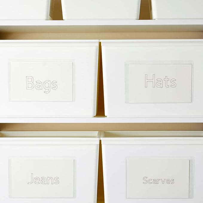 Juvale Pocket Planner Adhesive Pouches - White, 30-Pack, 4 Sizes (3.7 x 2.3 to 8.8 x 5.5 in) - Stick-On Pockets for Notebooks & Label Holder & Photo Sleeves & Index Card Sleeves