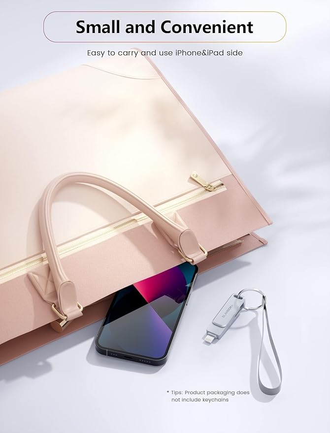 MFi Certified 512GB Flash Drive Thumb Drives USB Memory Stick High Speed Jump Drive, Portable Photo Stick External Storage iPhone Flash Drive for iPhone/iPad/Android/PC