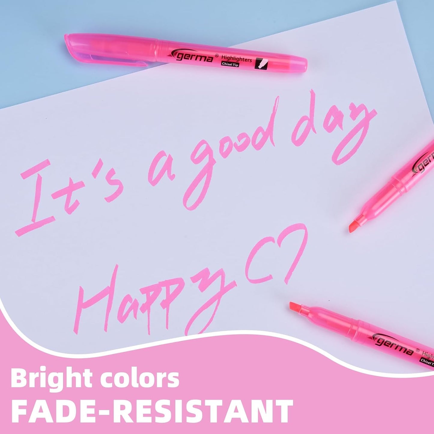 Highlighters 36 Pack, Chisel Tip Pink Highlighter Bright Colors, Quickly Drying, Perfect for Students Kids Adults Highlighting in Classroom, School, Office