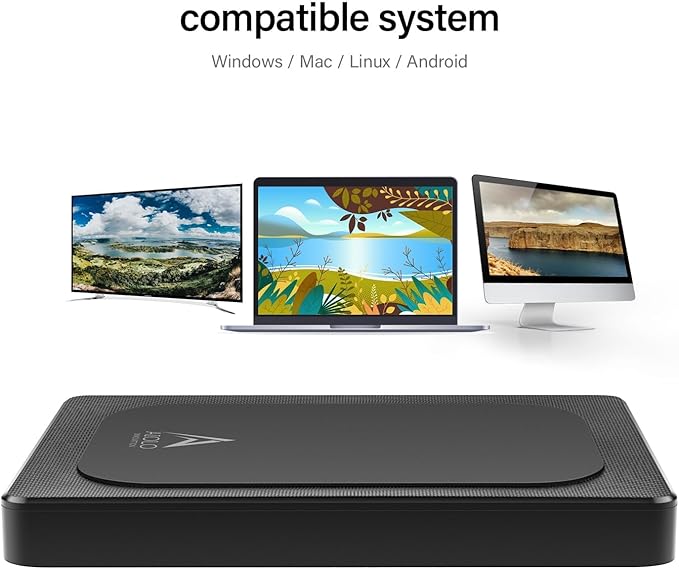 320GB Ultra Slim Portable External Hard Drive HDD-USB 3.0 for PC, Mac, Laptop, PS4, Xbox one,Xbox 360 Model A4