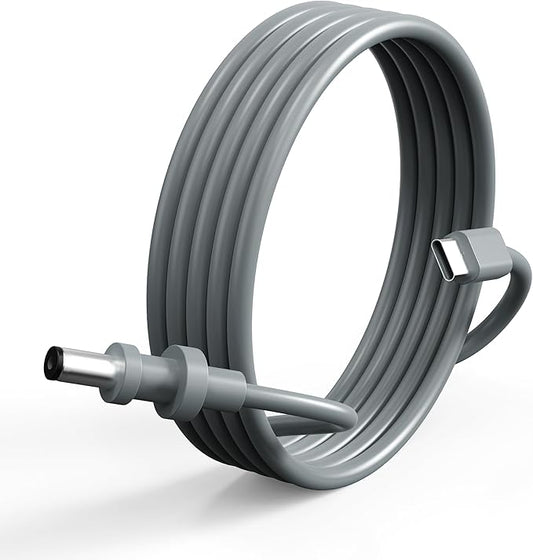 OTPEIR Starlink Mini DC Power Cable, Power Cord for Starlink Mini Accessories, Waterproof Outdoor 18AWG Durable Cable,Gray (C-DC 9.84FT)
