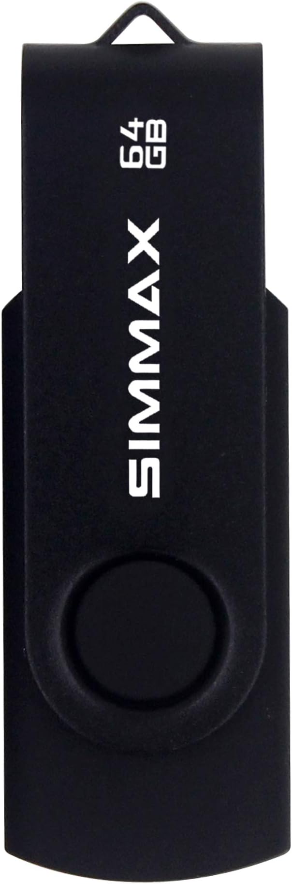 USB Flash Drives 3 Pack 64GB Memory Stick Swivel Design USB 2.0 Flash Drive Thumb Drive Zip Drives (64GB Blue Green Black)