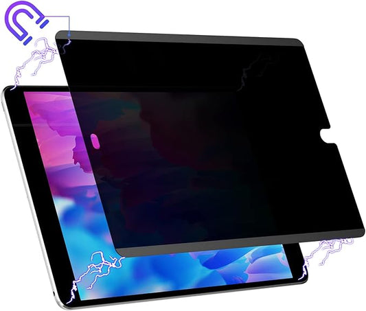 Magnetic Privacy Screen Protector for iPad 9th 8th 7th Generation 10.2 Inch & iPad Air 3th & iPad Pro 10.5 In, Removable Anti Blue Light Glare Spy Private Filter, High Sensitive BubbleFree