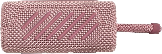 JBL Go 3 - Portable Mini Bluetooth Speaker, big audio and punchy bass, IP67 waterproof and dustproof, 5 hours of playtime, speaker for home, outdoor and travel (Pink)