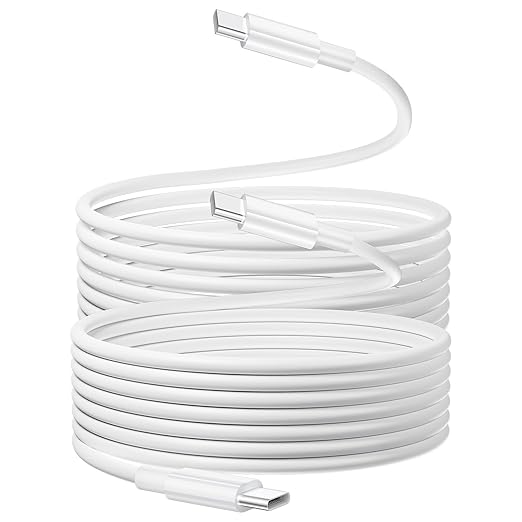 USB C Cable 10 FT,Long USB C Cable 2 Pack,C to C Cable Fast Charging,for iPhone 17 16 15 Pro/Plus/Pro Max,MacBook Pro,iPad Pro Air,Samsung S24/S24 Ultra