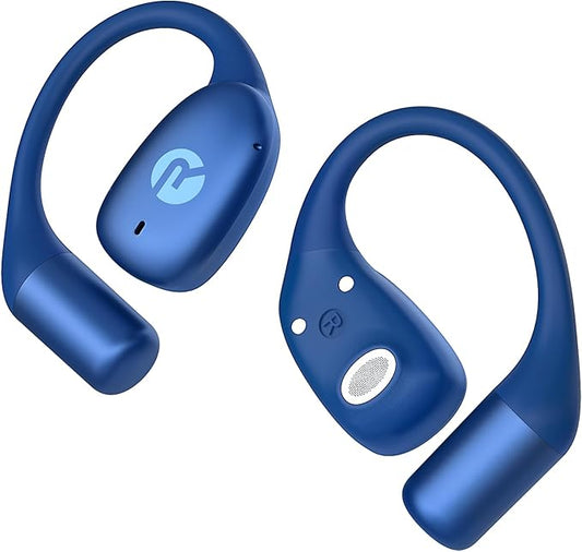 Raycon Essential Open Earbuds – True Wireless Open Ear Bluetooth 6.0 Headphones, Ultra-Lightweight, Comfort Hook Design, IPX4 Water Resistant, 36 Hours of Battery Life (Blue)