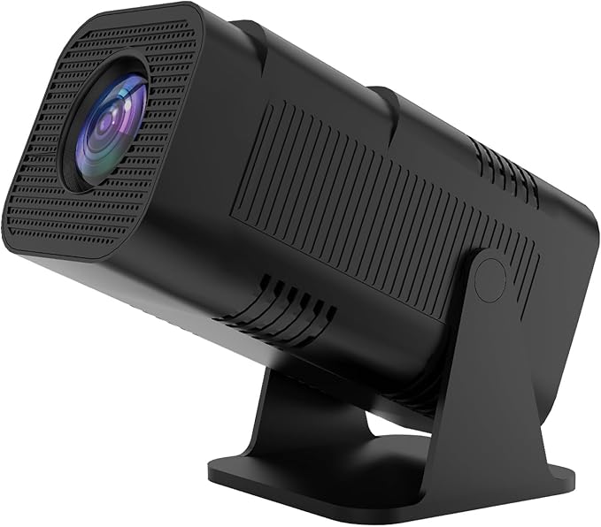 E110 Projector, Android 11, Portable Projector with WiFi 6 and Bluetooth, Electric Focus, Full HD 1080P, Compatible with HDMI/USB/AV/Smartphone/TV Box/Laptop