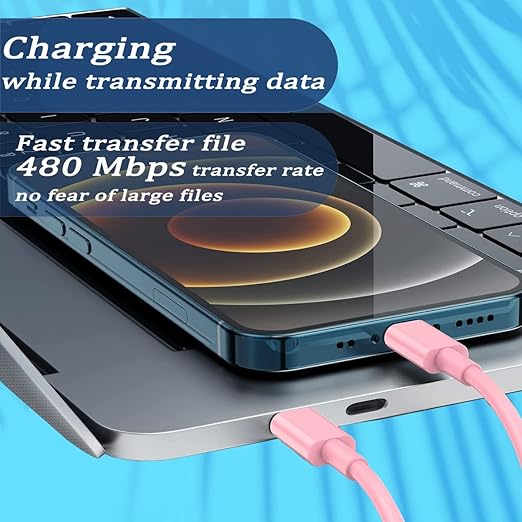 Multi USB Charging Adapter Cable Kit, USB C to iOS Device Adapter Box, Conversion Set A & Type C to Male Micro/Type C/iOS Device, Data Transfer, Card Storage, Tray Eject Pin, Phone Holder (Pink)