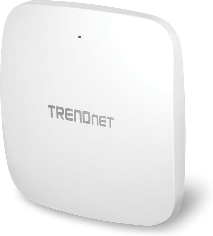 TRENDnet AX3000 Dual Band WiFi 6 PoE+ Access Point, TEW-923DAP, 1 x 2.5GBASE-T PoE+ LAN Port, OFDMA and MU-MIMO Technology, 2402Mbps (5Ghz), 573Mbps (2.4Ghz), WPA3 Ecryption, White