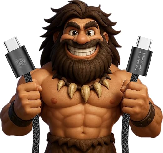 Pebble 60W USB-C to USB-C Cable – 6.6ft Black/Metal Shell| Fast Charging, Durable Nylon Braided, Universal USB-C Compatibility.