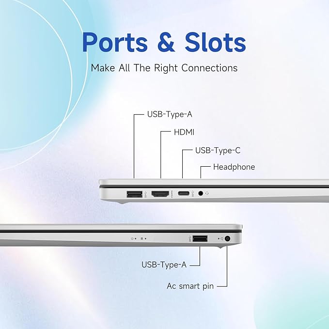 HP 17.3" Touchscreen Laptop, 8-Cores Intel Core i3-N305, 16GB RAM, 128GB eMMC + 1TB SSD, Numeric Keypad, Webcam, HDMI, Wi-Fi 6, Windows 11 Home, Silver