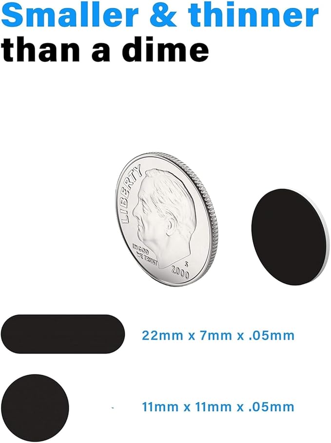 Camera Blocker for Phone & Laptop Webcam Cover Slides - 7-Piece Set, Cats Design - Ultra-Thin Universal Webcam Privacy Cover for Phones, Laptops & Tablets - Nano Suction No-Residue Dots & Bars