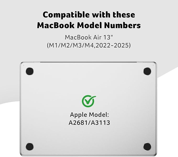 acer [2 Pack] Laptop Privacy Screen for MacBook Air 13 Inch (2022-2025 M1,M2,M3,M4), Eye Protection Anti Spy/Glare Blue Light Computer Monitor Privacy Filter, Dual-sided Magnetic & Removable