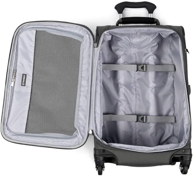 Travelpro Maxlite 5 Softside Expandable Luggage with 4 Spinner Wheels, Lightweight Suitcase, Men and Women, Shadow Grey, 2-Piece Set (21/29)