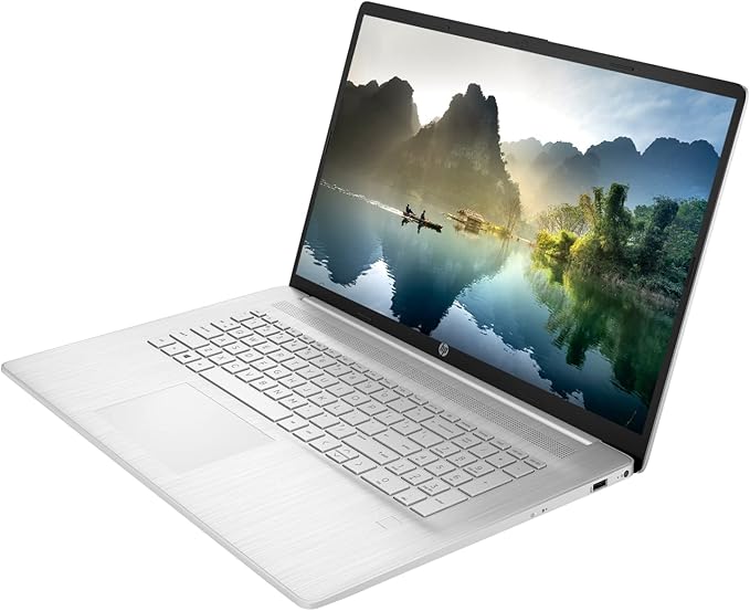 HP 17t Laptop, 17.3" HD+ Touchscreen, Intel Core i5-1135G7, 32GB RAM, 1TB SSD, Fingerprint Reader, Webcam, HDMI, Backlit KB, Wi-Fi 6, Windows 11 Home, Silver