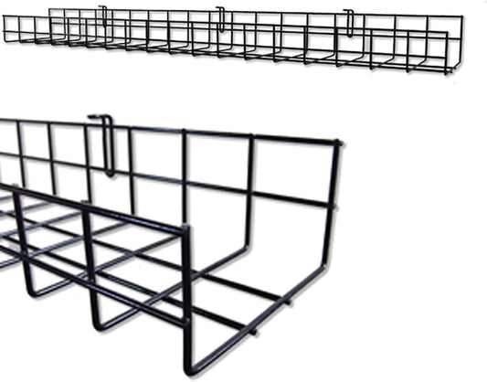 Northland Online Under Desk Cable Organizer 36 Inch Wire Tray | Under Table Cord Management Basket | Heavy Duty Steel