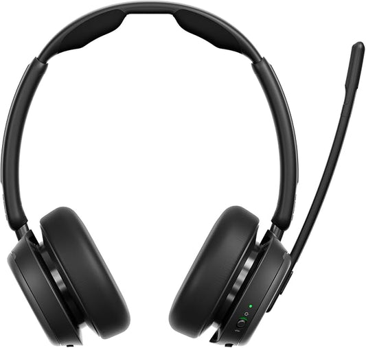 EPOS IMPACT 1060 Double-Sided Wireless Office Headset With Microphone, EPOS AI Noise Cancellation, Super Wideband Audio, Bluetooth, Comfortable Fit, Perfect For Clear Calls In Busy Workspaces