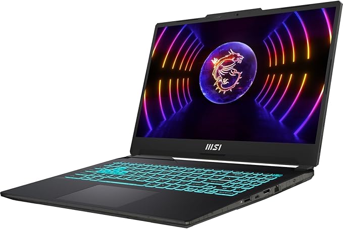 MSI Thin 15 Gaming Laptop, 15.6" FHD Thin Bezel IPS 144Hz, Intel Octa-core i5-13420H (Beats i7-11800H), GeForce RTX 4050, USB-C, Windows 11, w/Mouse Pad(64GB RAM | 4TB PCIe SSD)