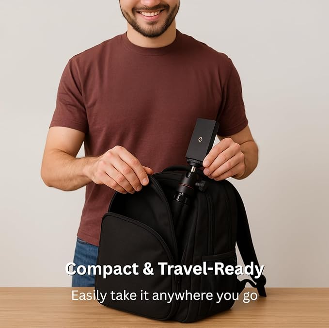 KobraTech TriFlex Mini Tripod for iPhone & Android | Flexible Phone Tripod with Bluetooth Remote Shutter | Portable Phone Holder for Travel, Vlogging, Desk & Gym