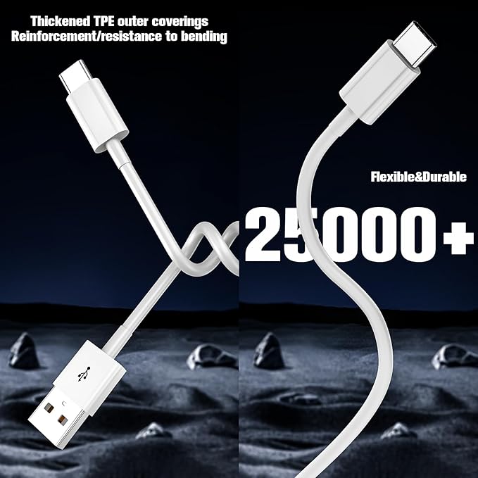 Car Carplay Cable for iPhone 17/16/15,iPhone 16/15 Plus17/16/15 Pro 17/16/15Pro Max charger ,USB A to USB C for Carplay USB C Cord, iPad USB C Cable 10th, iPad Air Car Charger Cable Cord 6FT (White)