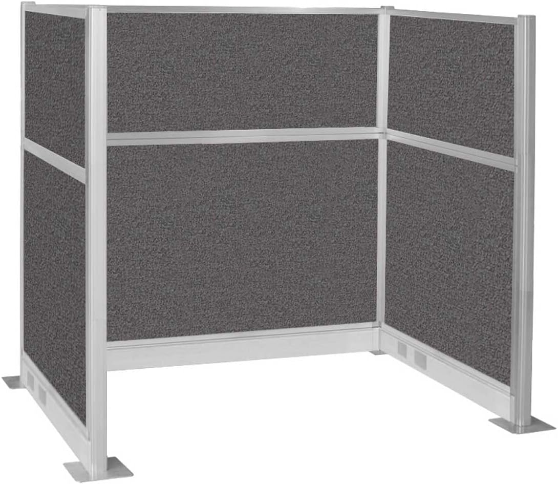 Versare Pre-Configured Hush Panel Electric Cubicle | Workstation Divider Walls | Cubicle Privacy Panels | Office Partition Walls
