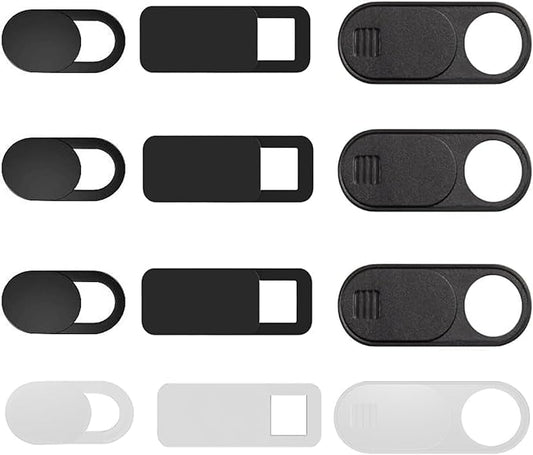 12 PCS Ultra-Thin Webcam Cover Slide for Laptop iPhone iPad MacBook Pro Computer iMac Cell Phone(Tesla Model 3/Y Interior Cabin Camera) PC Accessories Camera Blocker Slider, Great for Privacy