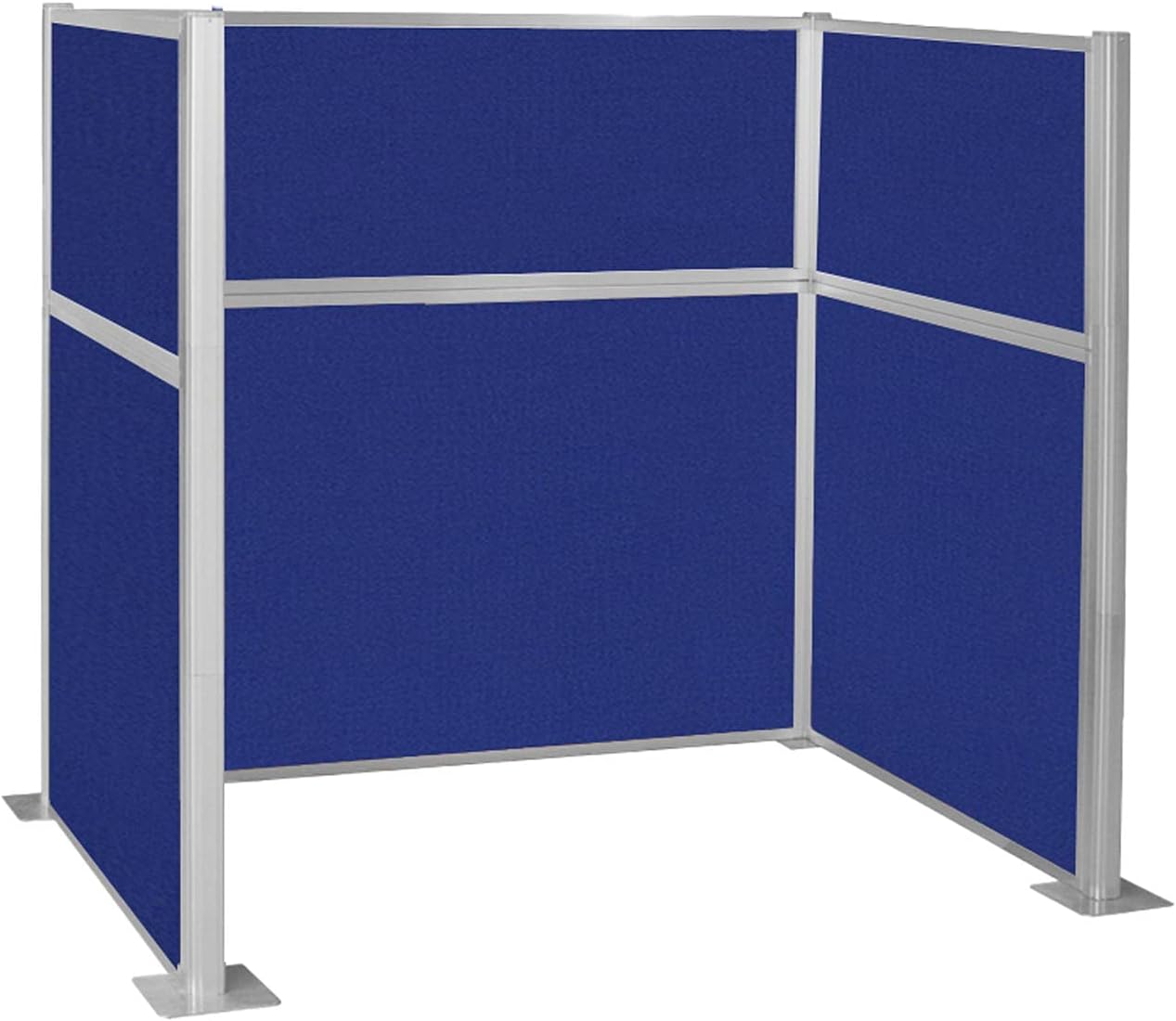 Versare Hush Panel Cubicle Kit | Workstation Partition Walls | Sound Dampening Cubicle Walls | Partitions for Desks